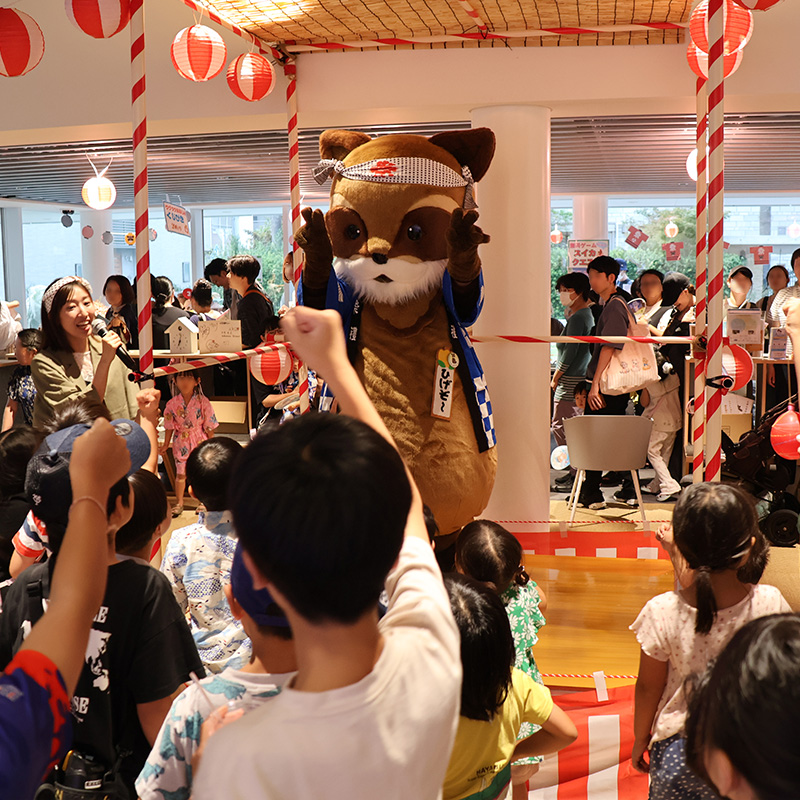 しろひげ在宅診療所の夏祭りの様子